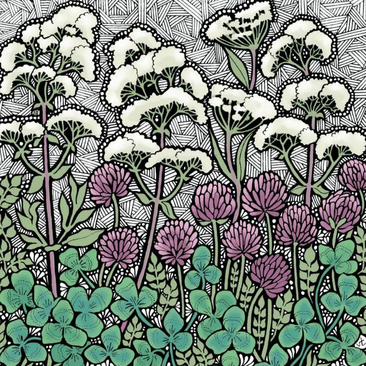 Clover & Cow Parsley for wholesale by Alff a Bet Design
