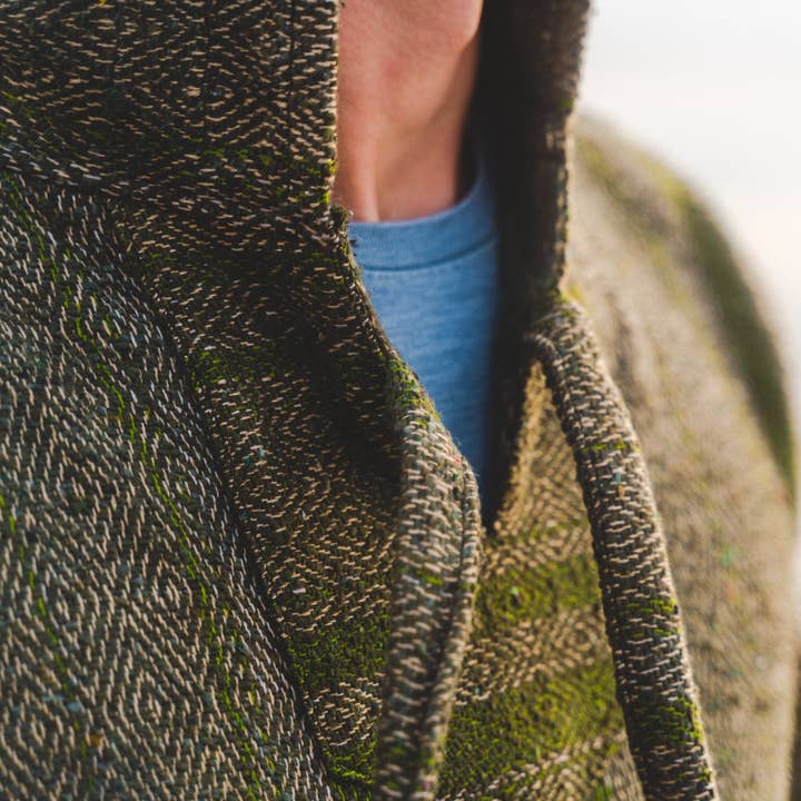 West Path - Venta al por mayor Sudadera con capucha - Unisex - Sudadera con capucha Poncho Baja Mexicana - Suéter suave con capucha - Oliva