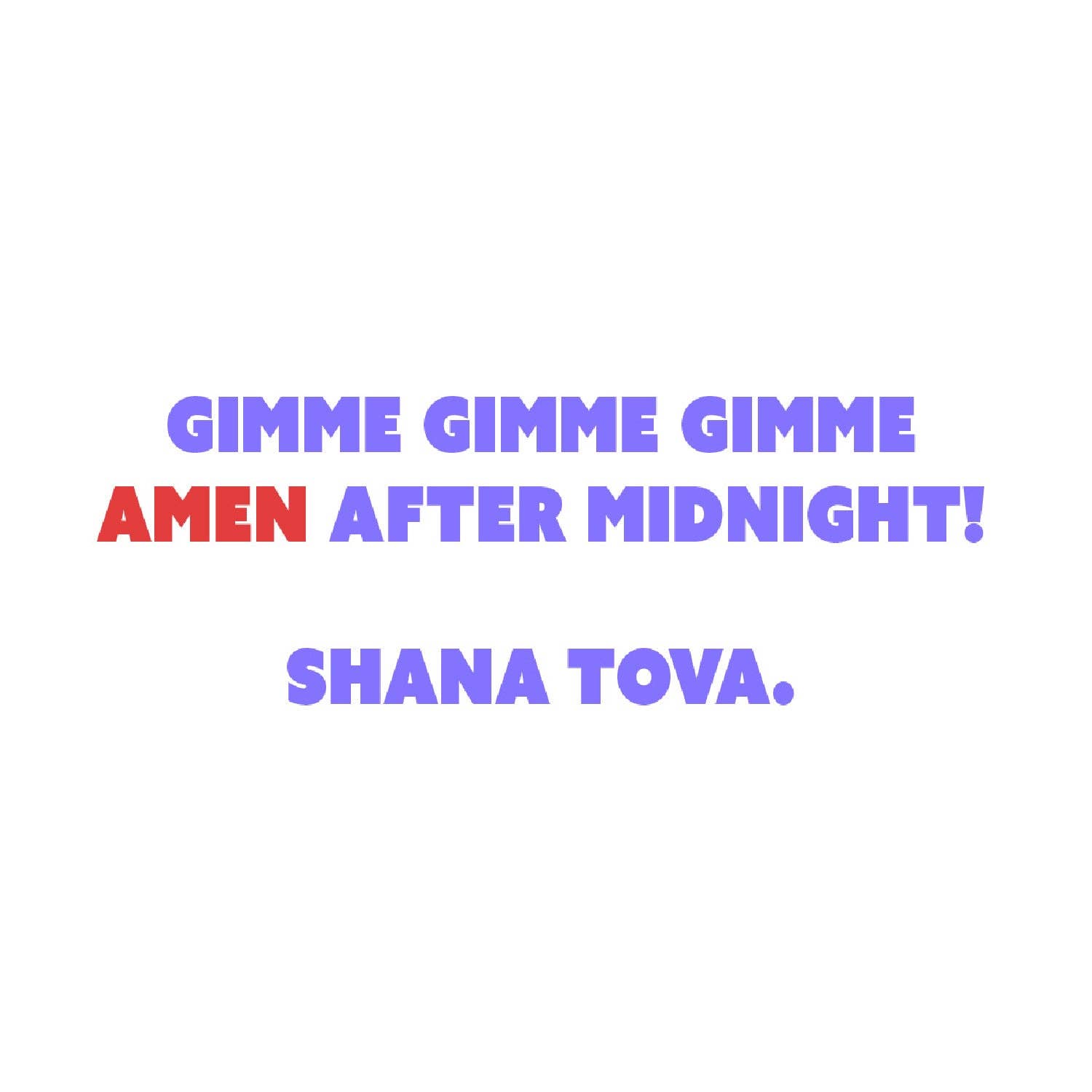 Menschions - Wholesale Rosh Hashanah Card - Abba: Honey Honey1