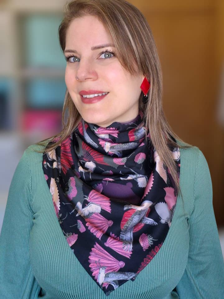 Tsuru Stort Tørklæde for engroshandel hos Rodal Studio