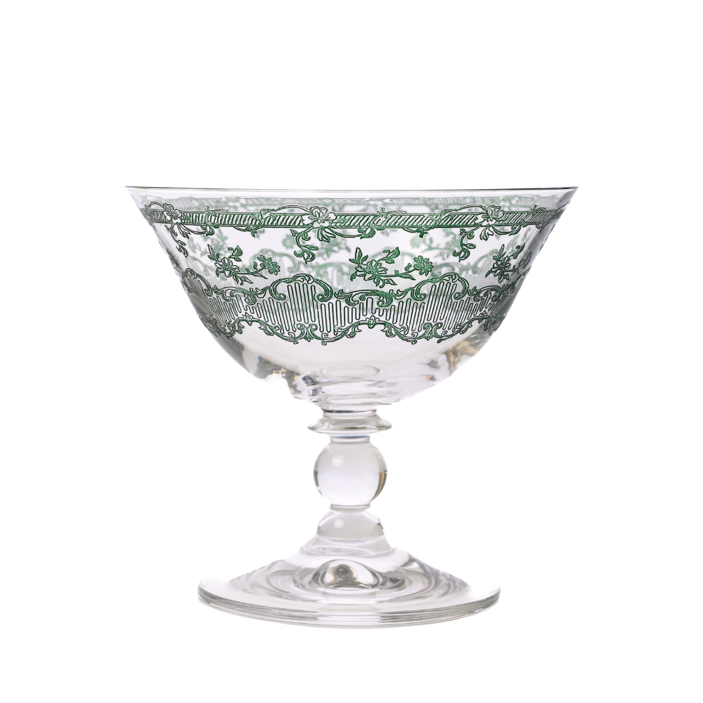 Arte Italica & Crown Linen Designs - Vendita all'ingrosso Bicchieri da cocktail/superalcolici - Composta da giardino1