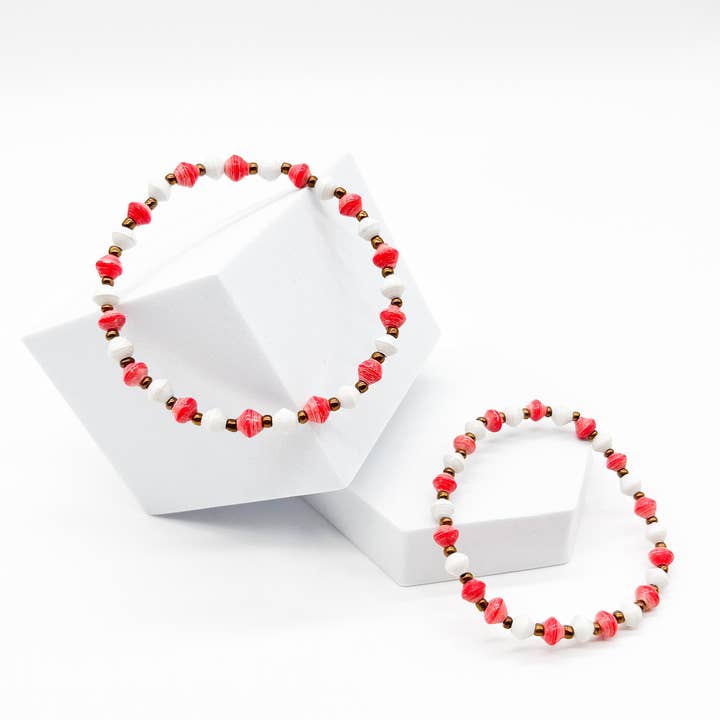 The Bead Project by TWOPU - Wholesale Beaded Bracelet - Christmas Holiday Stretchy Bracelet6