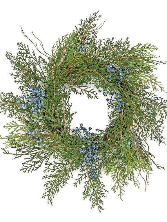 Cedar & Berry Table Wreath, #XD658-GB for wholesale by Select Artificials, Inc.