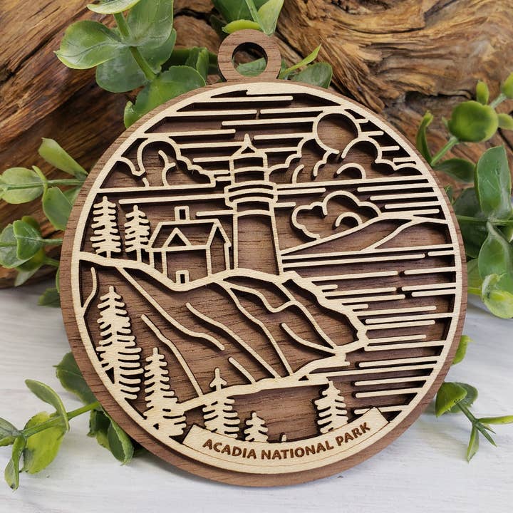 National Park Ornament - Acadia for wholesale by Ashley's Creations KS
