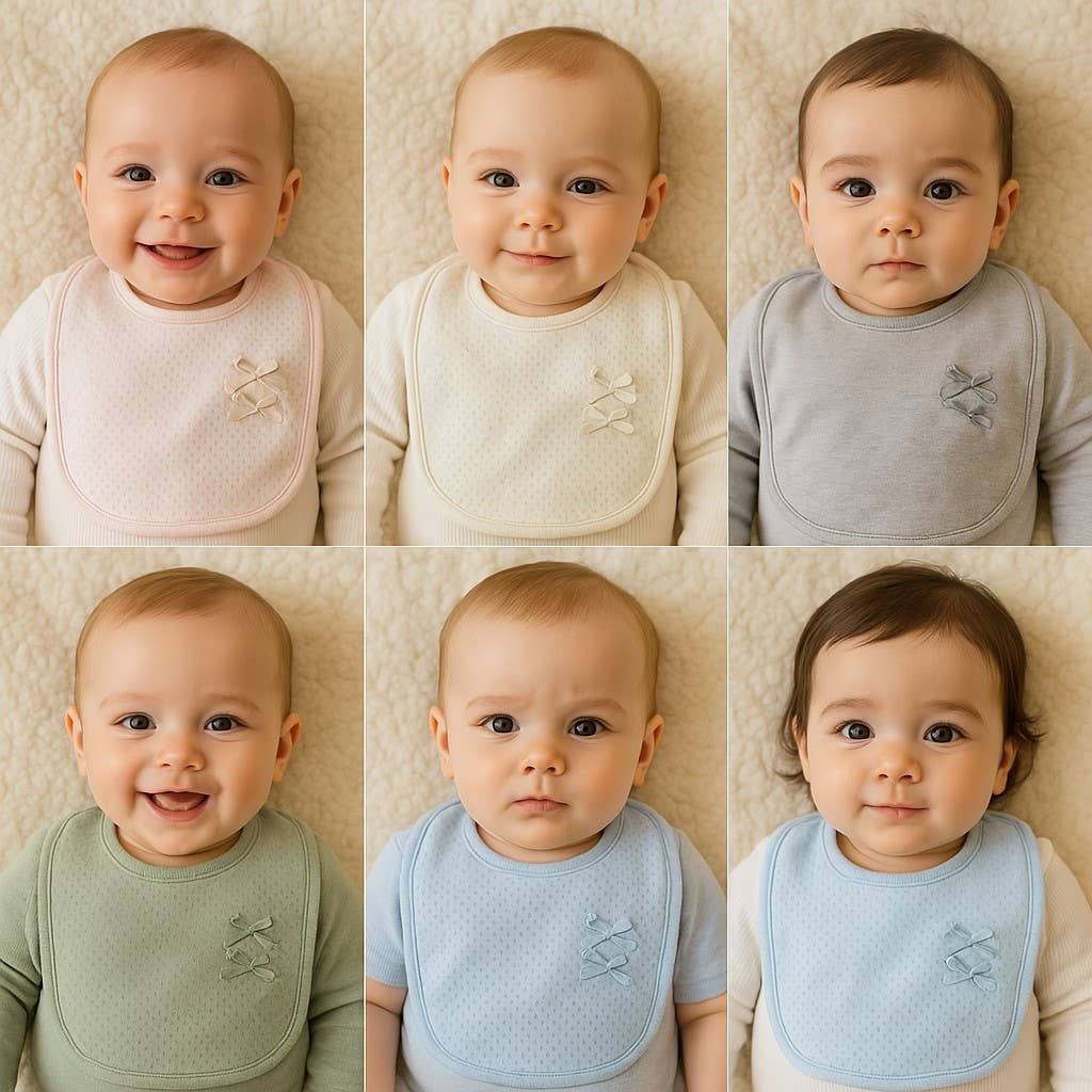 Cotton Socks - Wholesale Jumpsuit - Baby - BBT-013 Baby Bib 100% Waterproof Cotton with Dots0