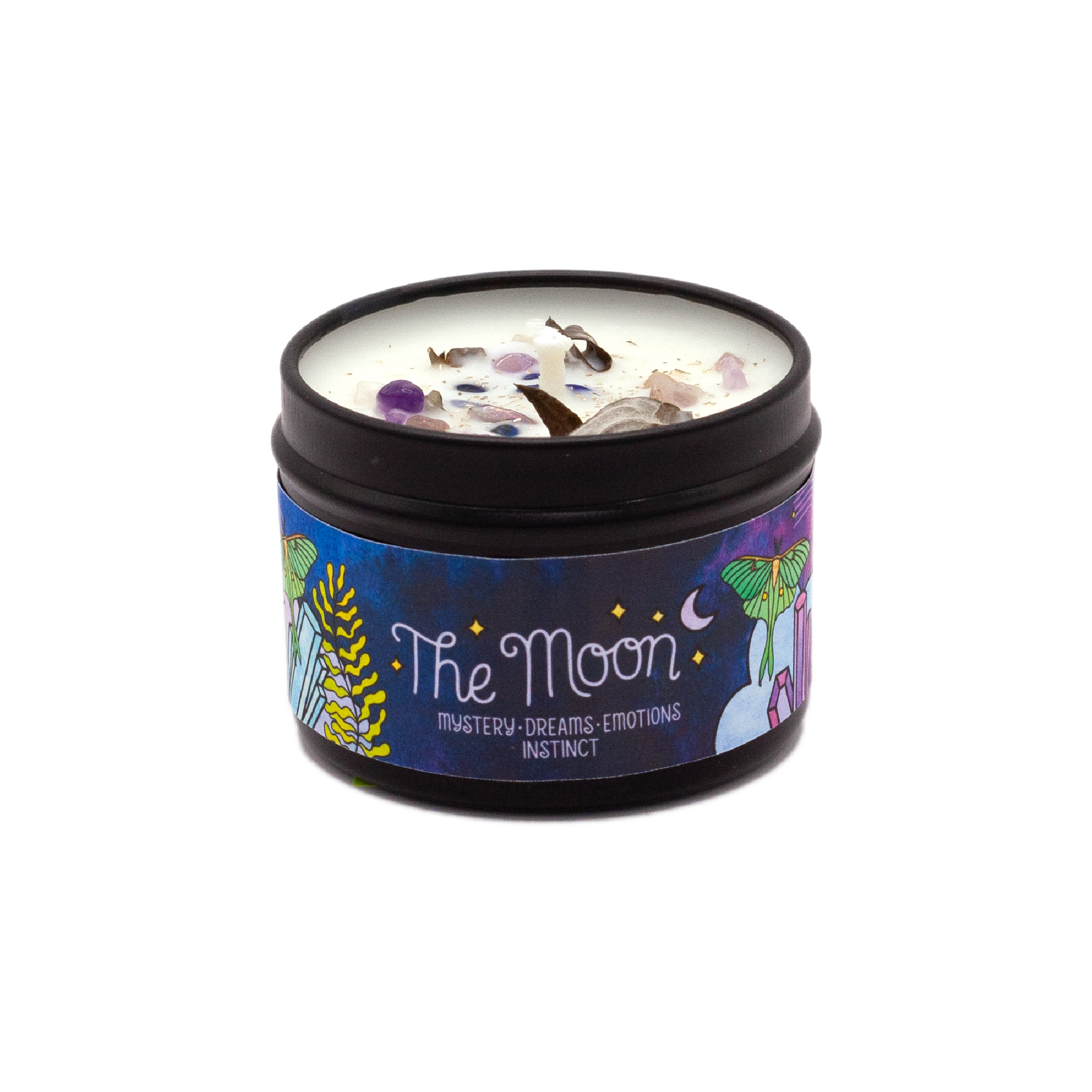 Rachel Beyer - Wholesale Travel Candles - The Moon Aromatherapy Soy Candle - Cypress Lemon1