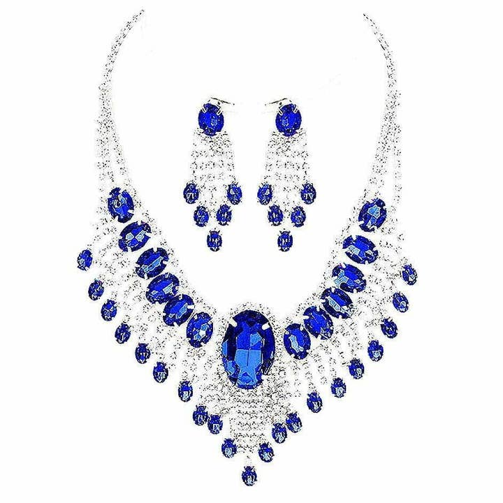 Diacly - Wholesale Jewelry Set - Bohemian Gatsby Theme Statement Necklace Set6