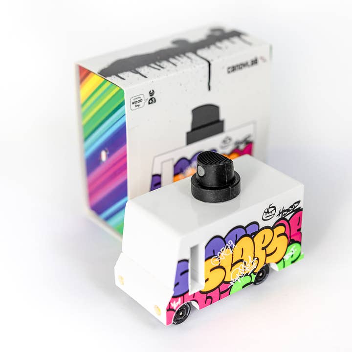 Candylab Toys – Großhandel Spielzeugauto – Kinder – Graffiti Schwarz1