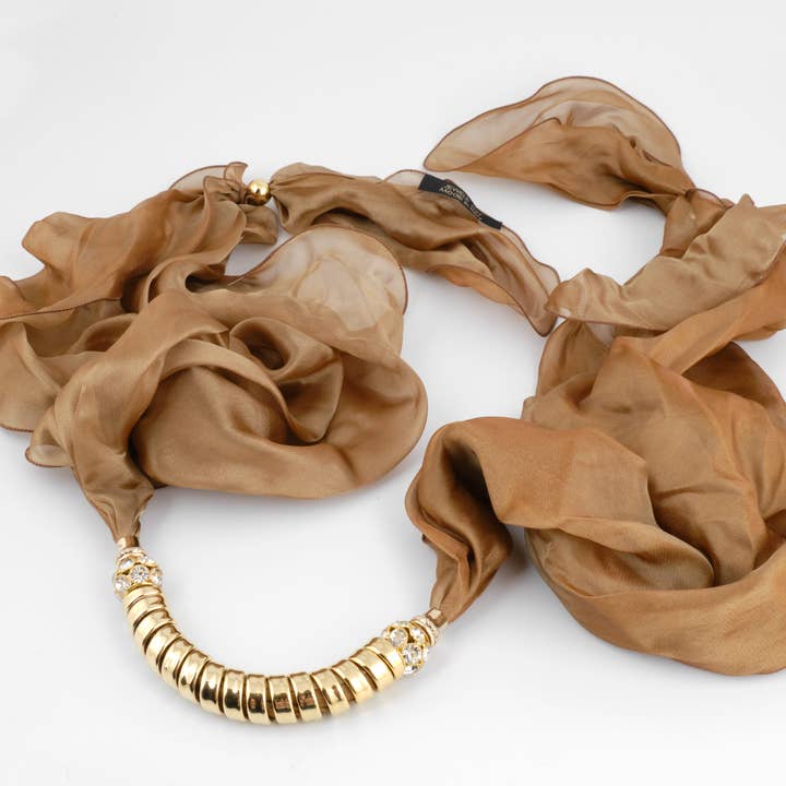 Stola Collier Color Marrone per la vendita all'ingrosso da parte di Jewels' Joy