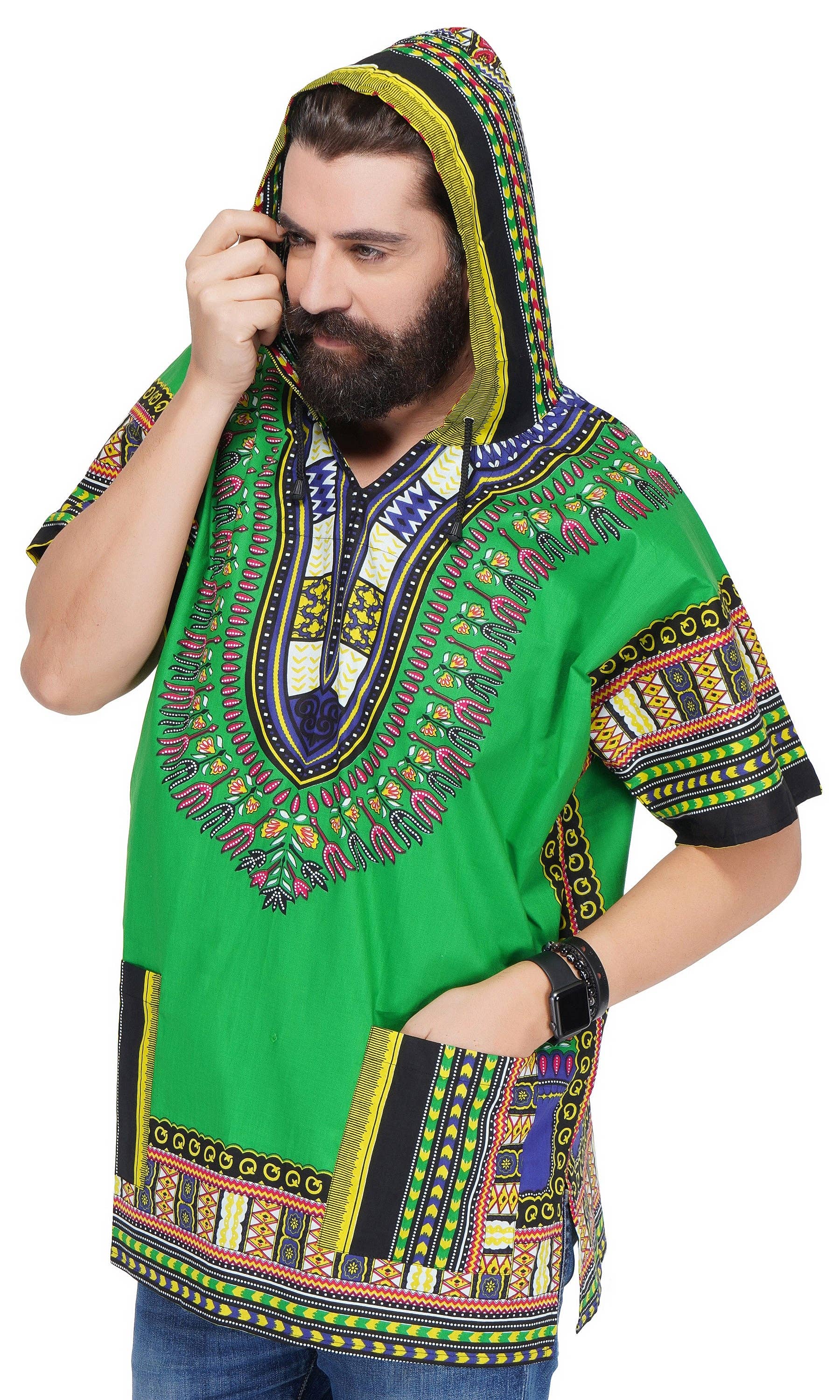Satsuma Wholesale - Wholesale Hoodie - Men's - Unisex Dashiki Hoodie