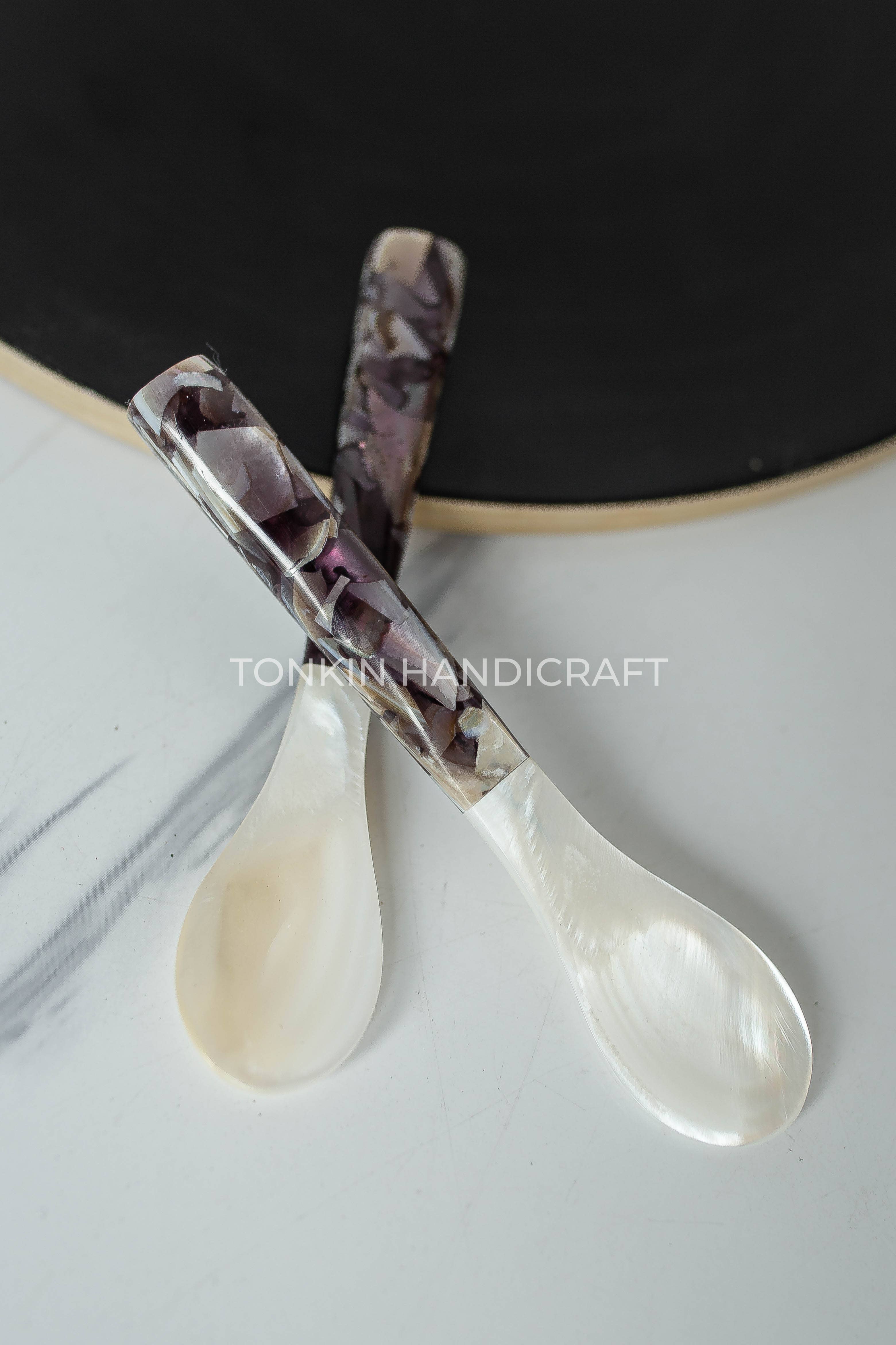 Tonkin Handicraft - Wholesale Table Spoon (Cutlery) - Bla Mother of Pearl Seashell Spoon8