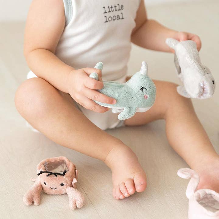 Stephan Baby by Creative Brands - Wholesale Security/Cuddle Blanket - Baby - Nuzzle Narwhal Comfort Toy