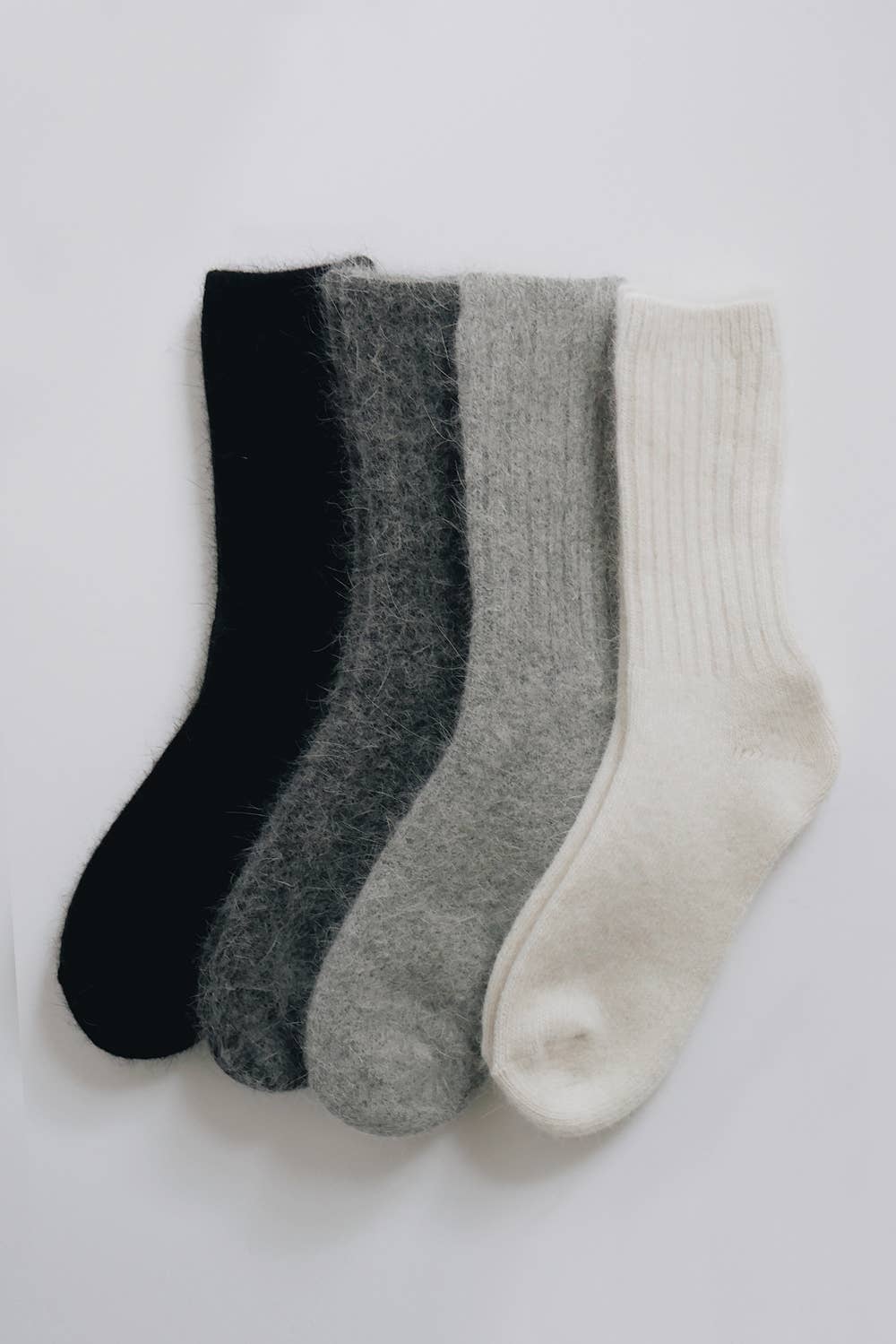 ELMNTL - Wholesale Socks - Women's - Super Soft Wool Socks - Grey2