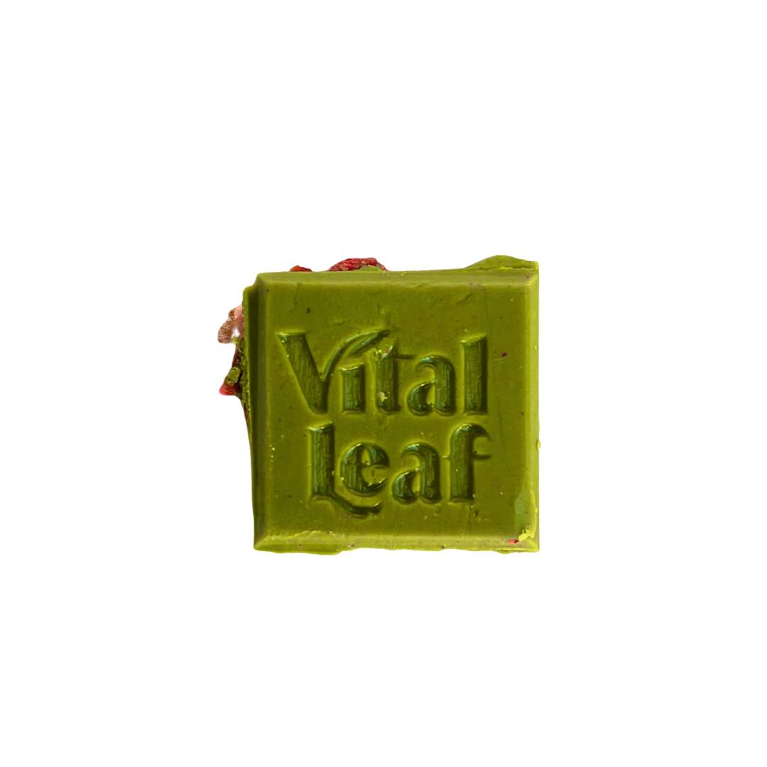 Vital Leaf - Vente Barre chocolatée - Tablette de chocolat Matcha pour réduire le stress et améliorer la concentration : boîte de 123
