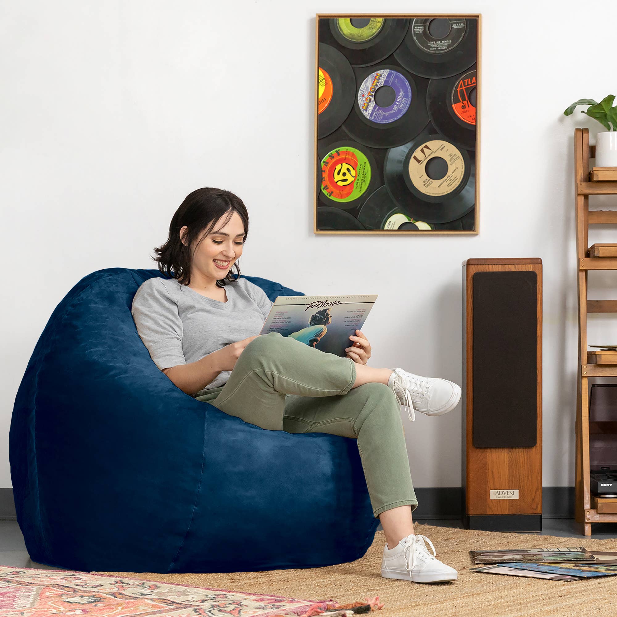 LuvU - Wholesale Chair - Jaxx Saxx 4 Foot Round Bean Bag w/ Removable Cover34