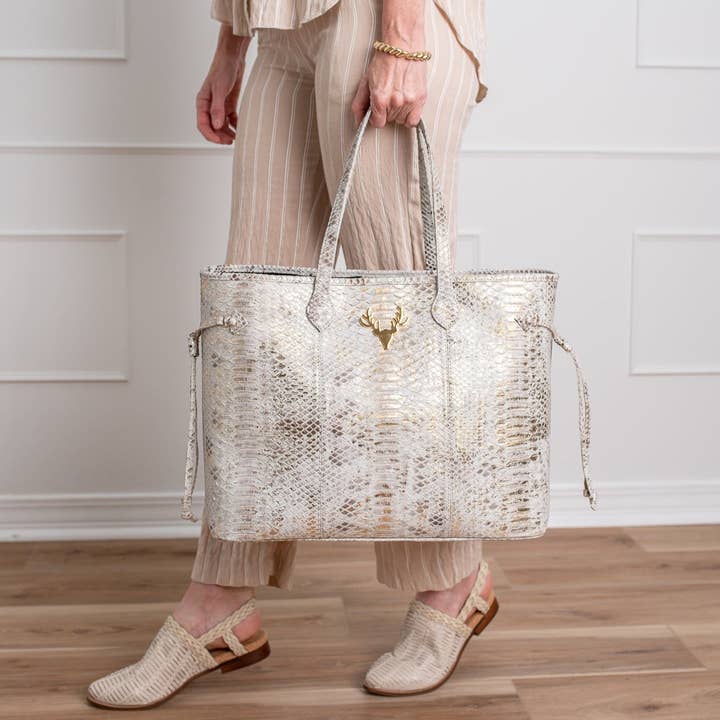 Taxidermy - Wholesale Tote Bag - Women's - Python Liz Traveler Tote15