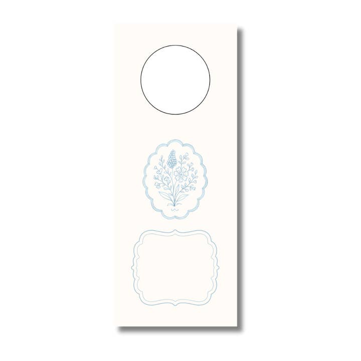 Duncan Sister Designs - Wholesale Wine Gift Bag - Floral Motif Wine Bottle Gift Tags – Set of 6, USA Made