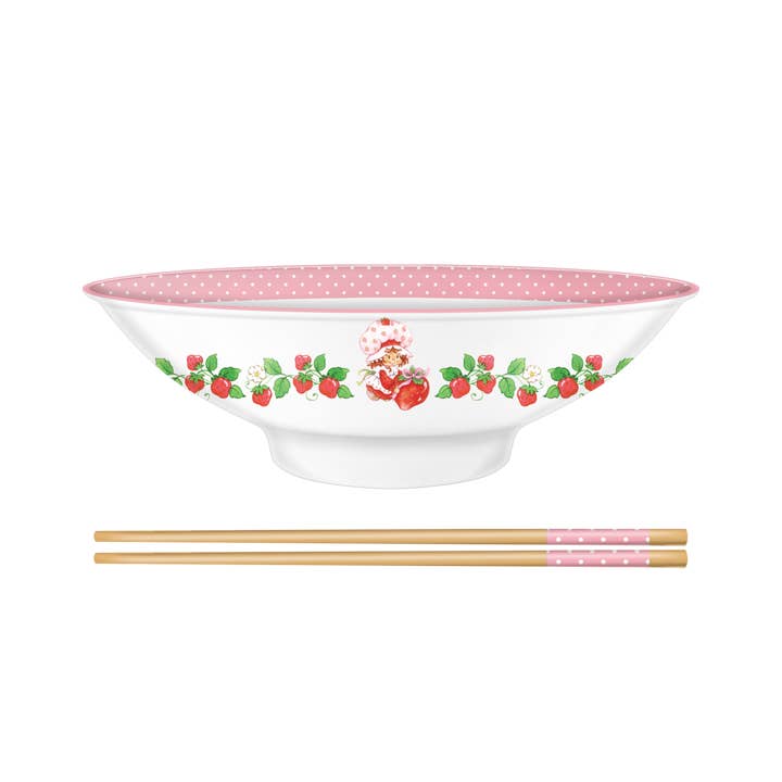 Silver Buffalo - Wholesale Bowl - Strawberry Shortcake Vintage Berries 30oz Ceramic Ramen Bowl