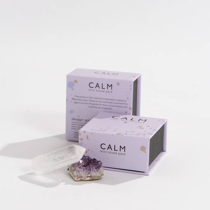 GeoCentral – wholesale Spiritual stone/crystal – Calm Mini Crystal Pack Stocking Stuffer - Amethyst1