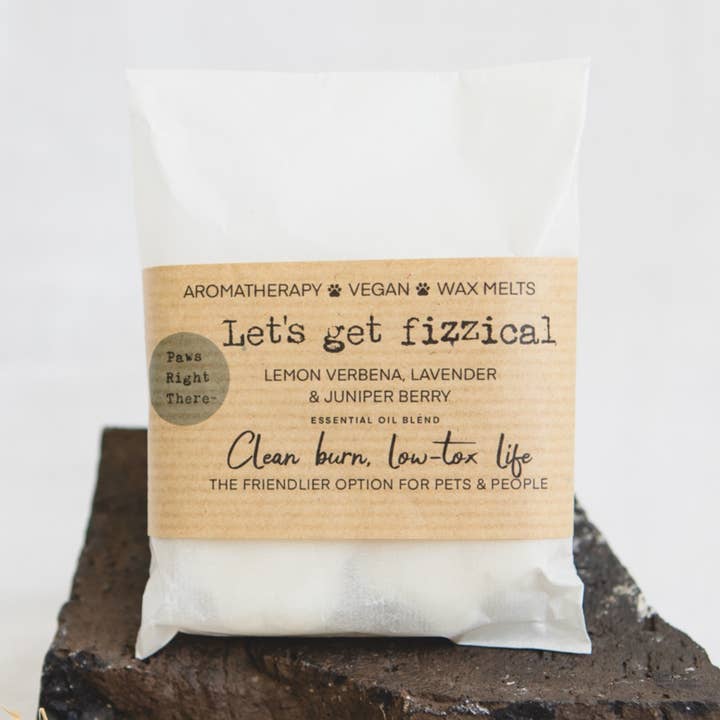'Lets get Fizzical' | Wax Melts for wholesale by Paws Right There - Luxury Pet Care and Gifting
