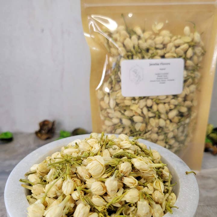 My Magic Place Shop - Wholesale Herbs - Jasmine Flower, Whole 1oz, decoration herbs, magical herbs