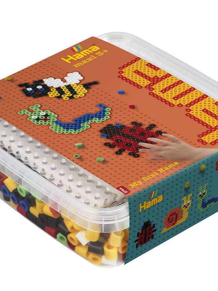 HAMA Box mit Perlen und Stiftplatten MAXI Garten für den Großhandel von Hama