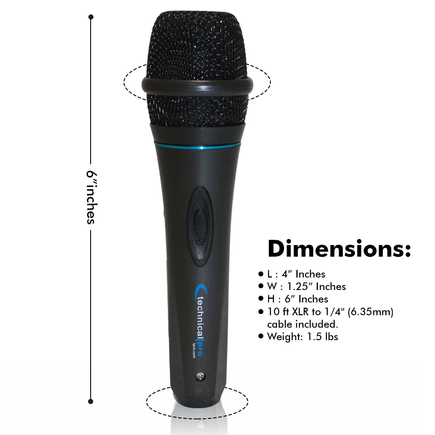 Technical Pro - Wholesale Muziekinstrument - Professionele draagbare microfoon met digitale verwerking1