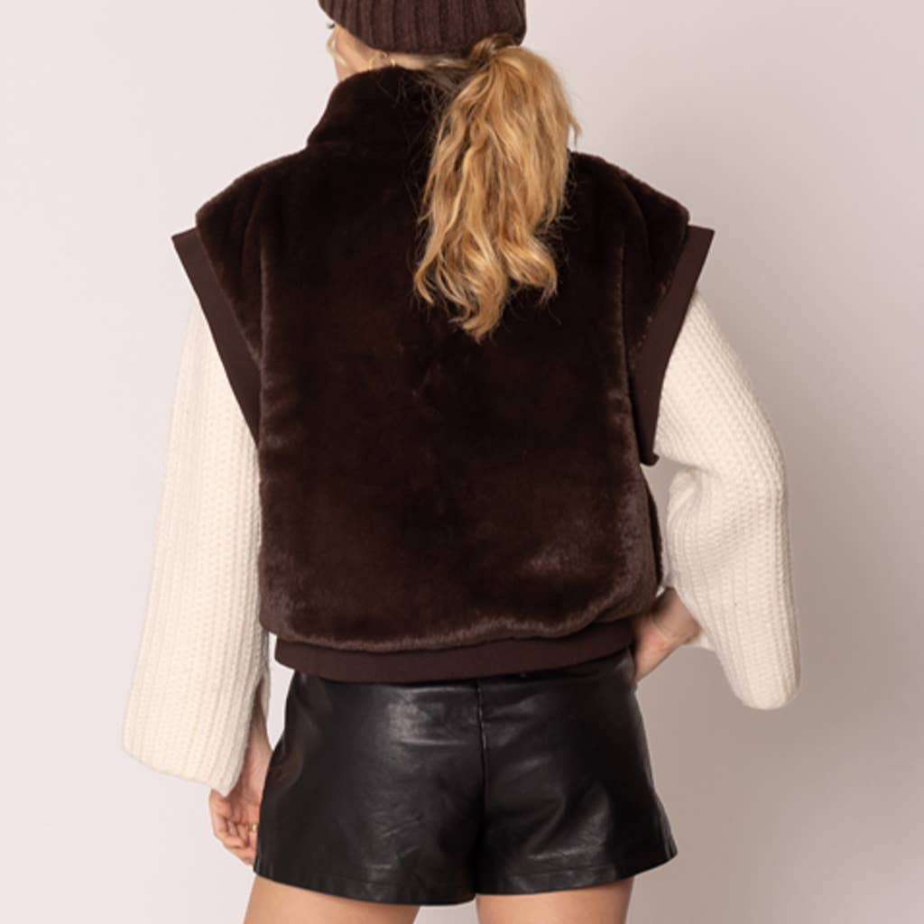 Fashion City - Venta al por mayor Chaleco de abrigo - Mujer - Chaleco cálido y acogedor de piel suave para la moda de otoño-invierno13