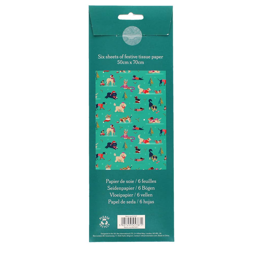 Rex B2B - UK – wholesale Tissue paper – Tissue paper (6 sheets) - Festive Friends2