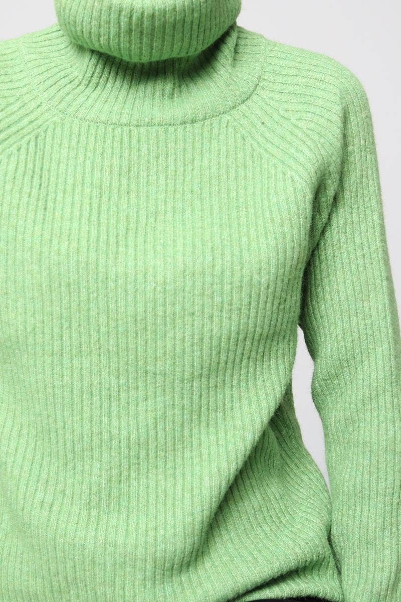 DIX-ONZE - Vente Pull en maille – femme - Pull Maille Côtelée – Col Roulé & Manches Longues43