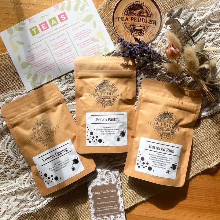 Little Tea Peddler - Wholesale Loose Tea - Seasonal Tea Taster Trio