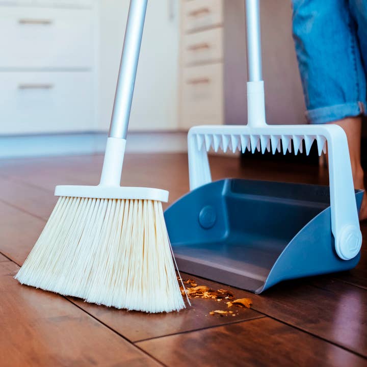 Full Circle Home - Wholesale Broom - Tag Team Compact Broom and Dustpan