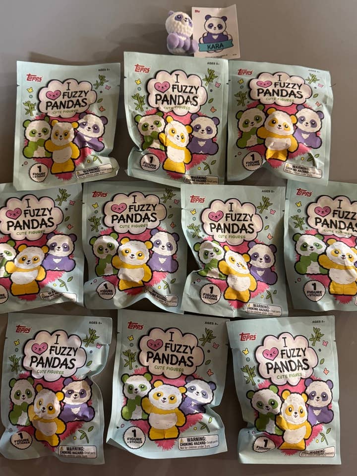 I Love Fuzzy Pandas Figure & Stickers Blind Pack - Lot Of 10 for wholesale by Wildwood Enterprises LLC
