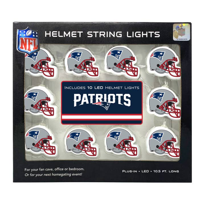 New England Patriots String Lights for wholesale by Party Animal, Inc.