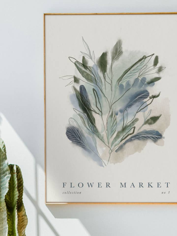 ”Flower Market” No1 - print för wholesale av Lucrecia Caporale