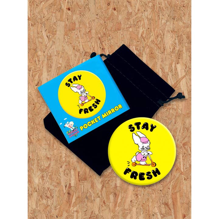 Brainbox Candy - Wholesale Compact Mirror - Funny Gift - Stay Fresh Mirror by Magda Archer1