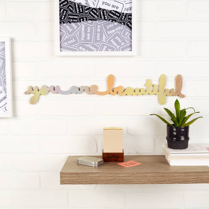 Pièce Cursive Unique - Grande pour la vente par You Are Beautiful