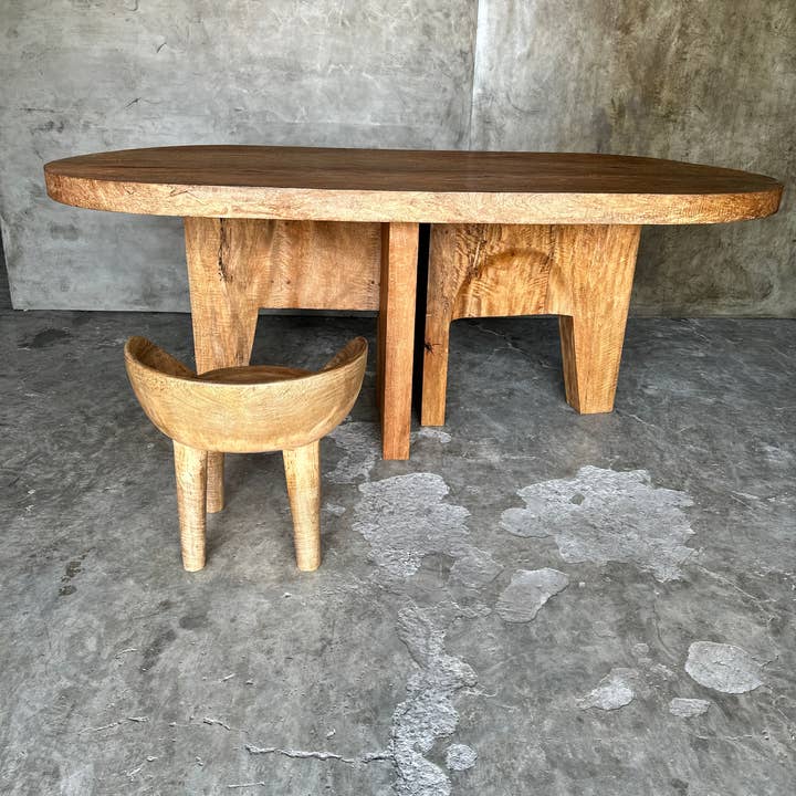 Office Objets - Wholesale Coffee Table - Massive mango wood table 2m10x1m24