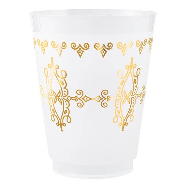 Frost Cups - Moroccan Pattern - Set of 8 for wholesale by Santa Barbara Design Studio by Creative Brands