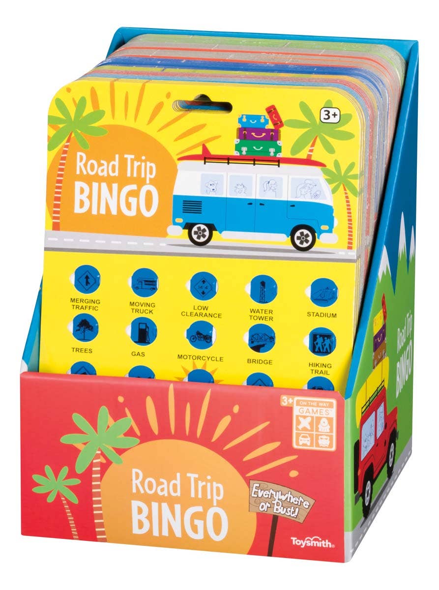 Toysmith - Wholesale Board Game - On the Way Games Road Trip Bingo, Travel Game8
