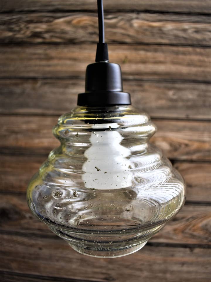 Bubble Glass Pendant Light 9.25x10.75in for wholesale by Wholesale Home Decor