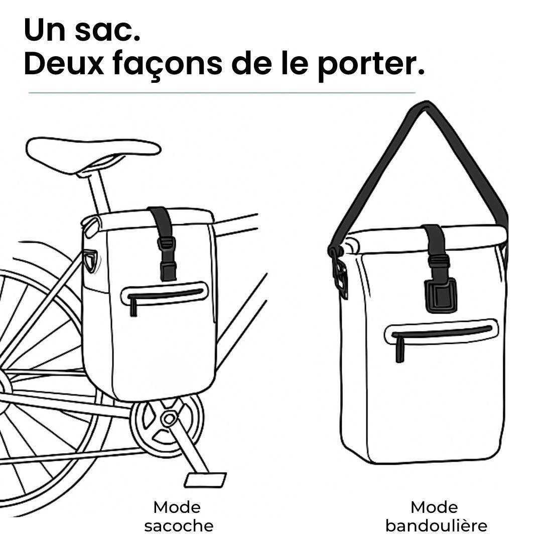 BADAWIN - Wholesale Biking Accessories - Aaron Green Badawin Bicycle Luggage Carrier Bag 12