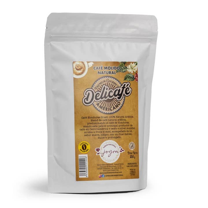 American Natural Gemahlener Kaffee - 250 gr. für den Großhandel von Joyra Sabor Nacional