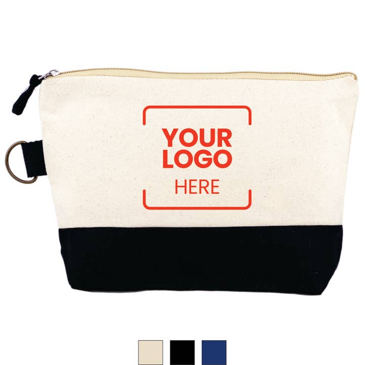 Branded Travel Canvas Pouch | Toiletry Tech Organizer Kit for wholesale by US Bags