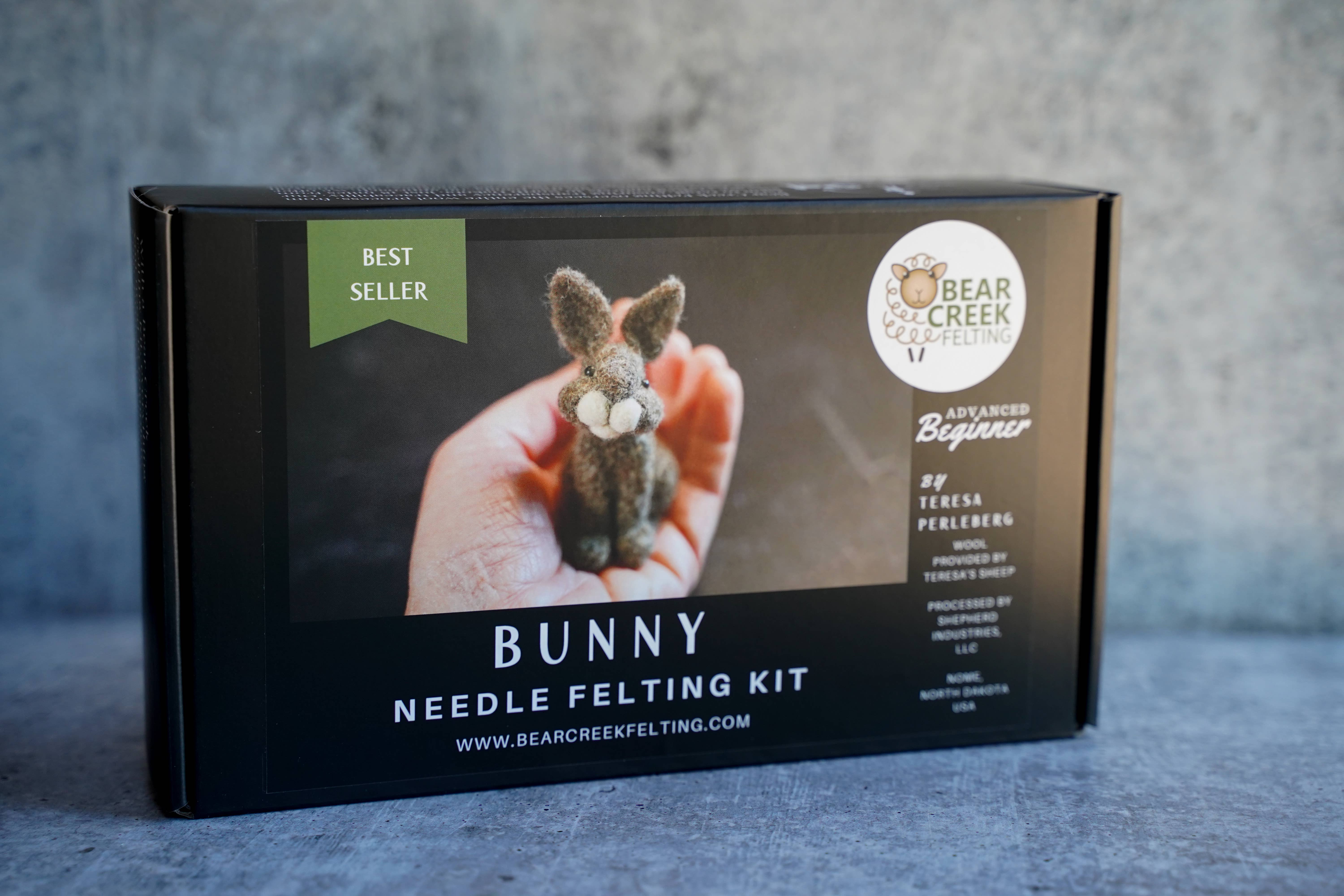 Bear Creek Felting - Wholesale DIY Craft Kit - Rabbit Needle Felting Kit16