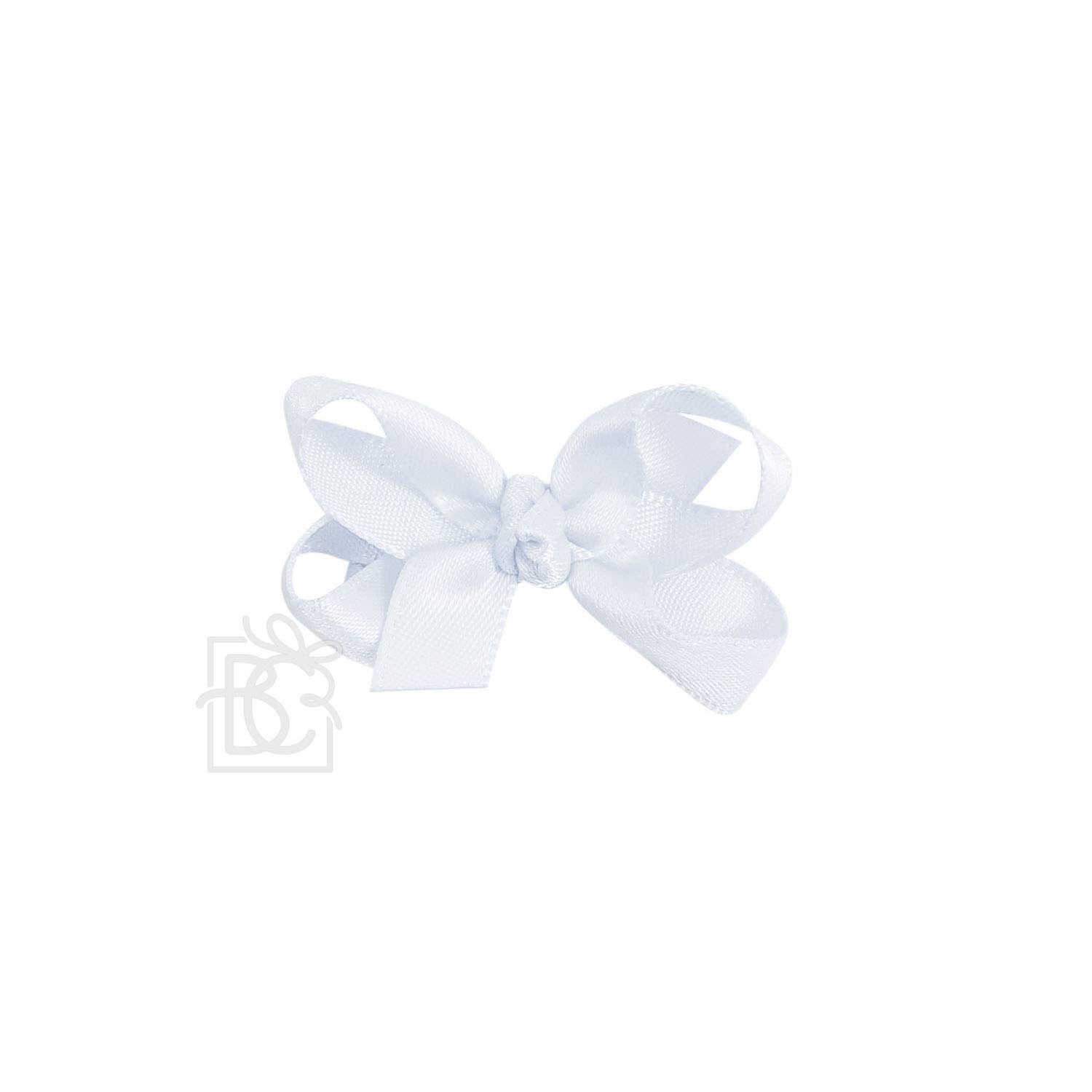 Beyond Creations, LLC - Wholesale Hair Bow - Kids - SATIN BOW ON CLIP41