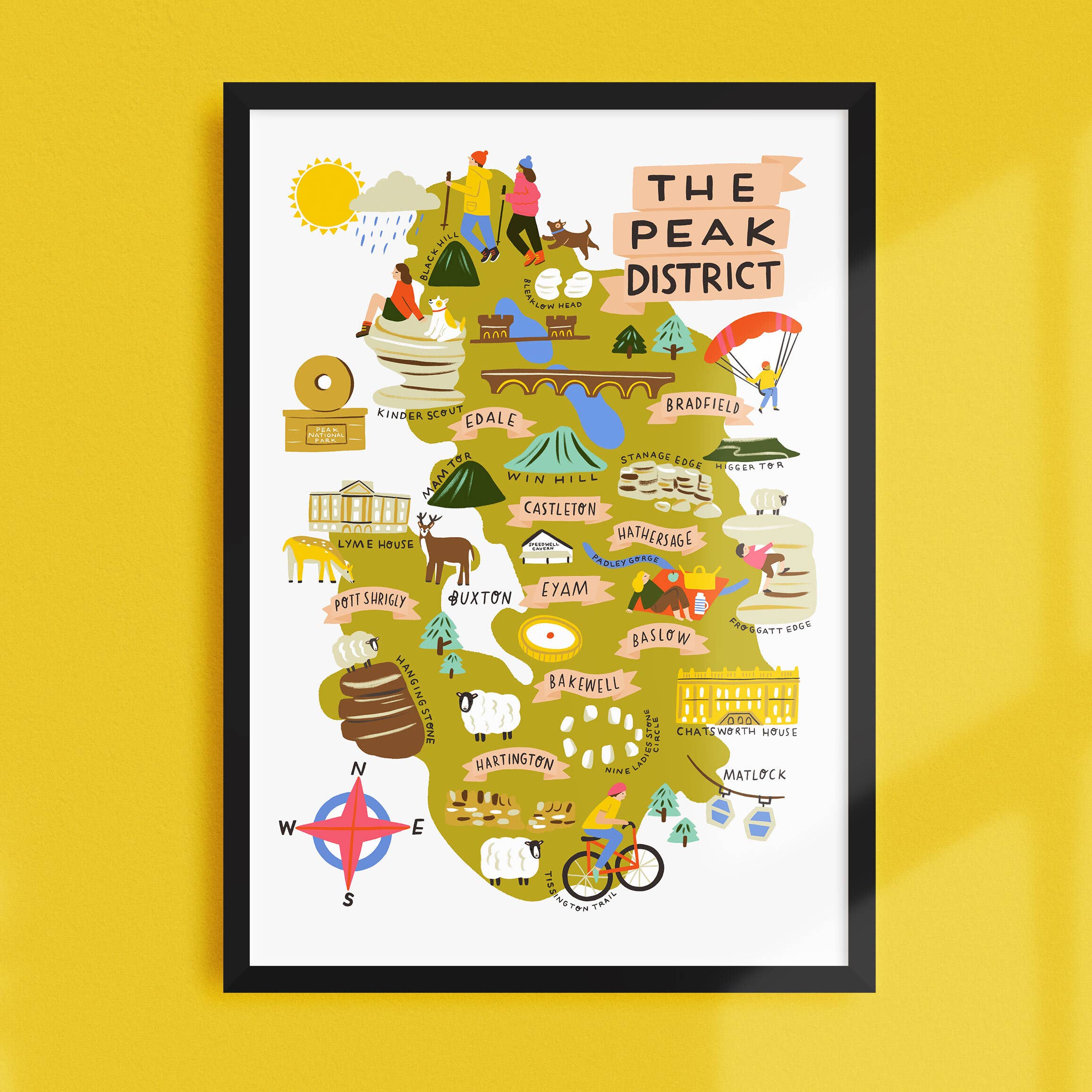 Lauren Radley – Engroshandel Kort – Kort - Peak District6