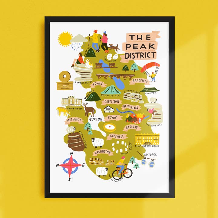 Lauren Radley – Engroshandel Kort – Kort - Peak District6