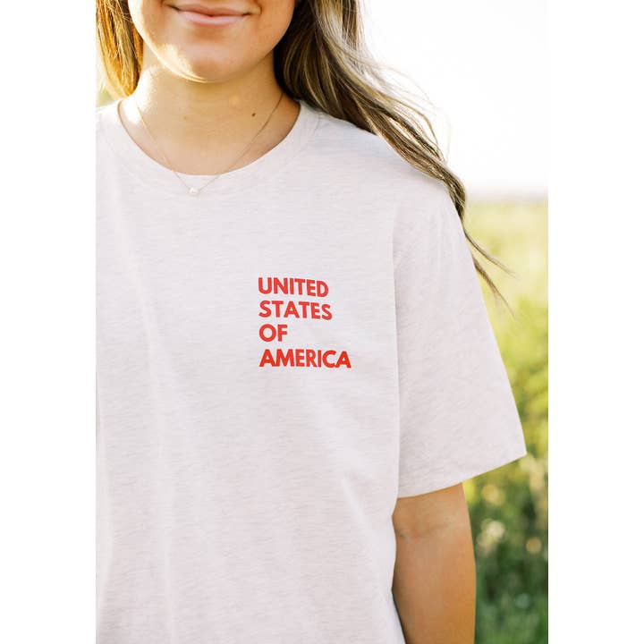 Camiseta Estados Unidos de América para venta al por mayor de Born & Thread