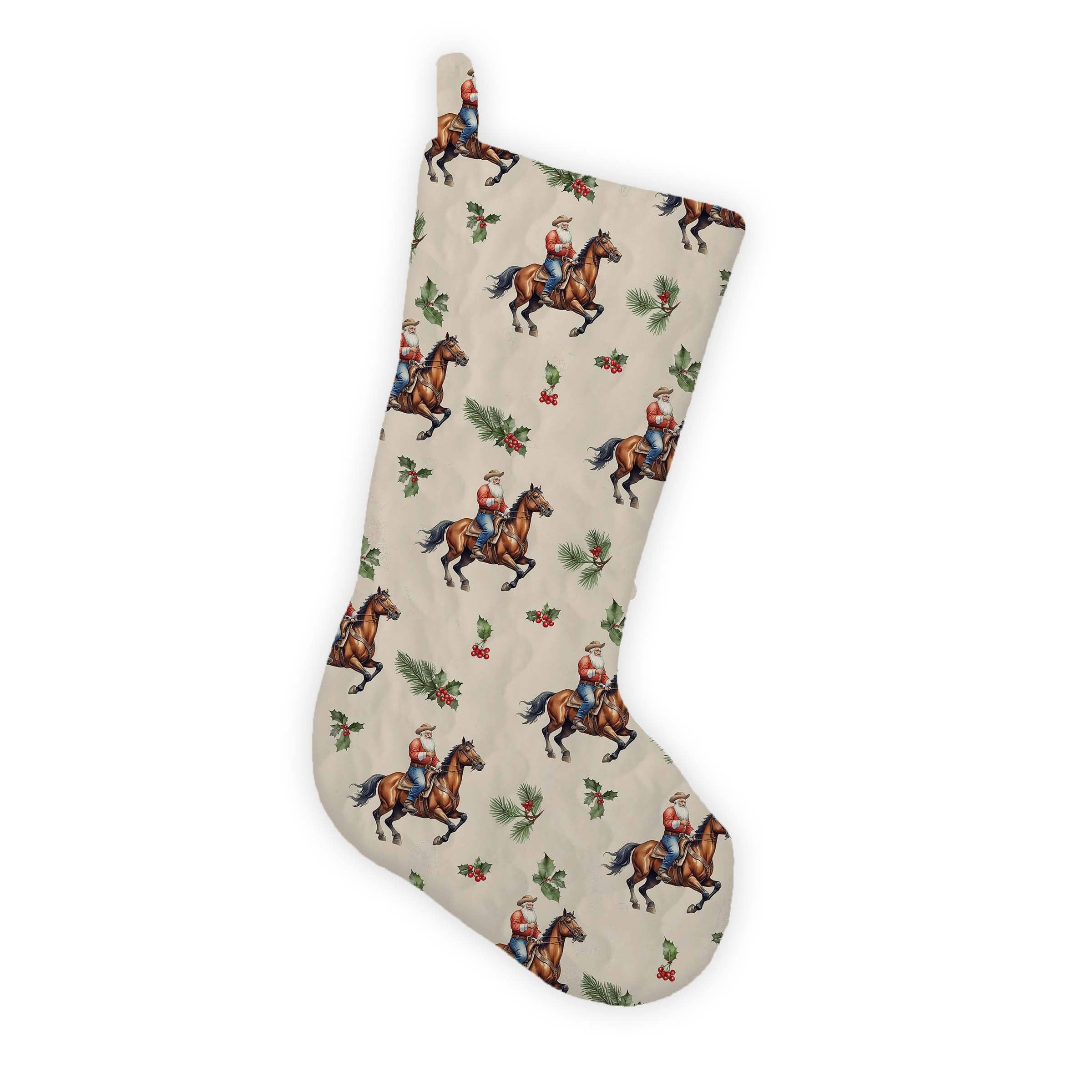 Ida Mae Home - Wholesale Holiday Stocking - Cowboy Christmas Icon Stocking0